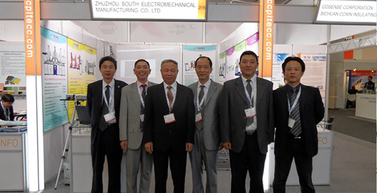 Company team in 2011 CWIEME Berlin